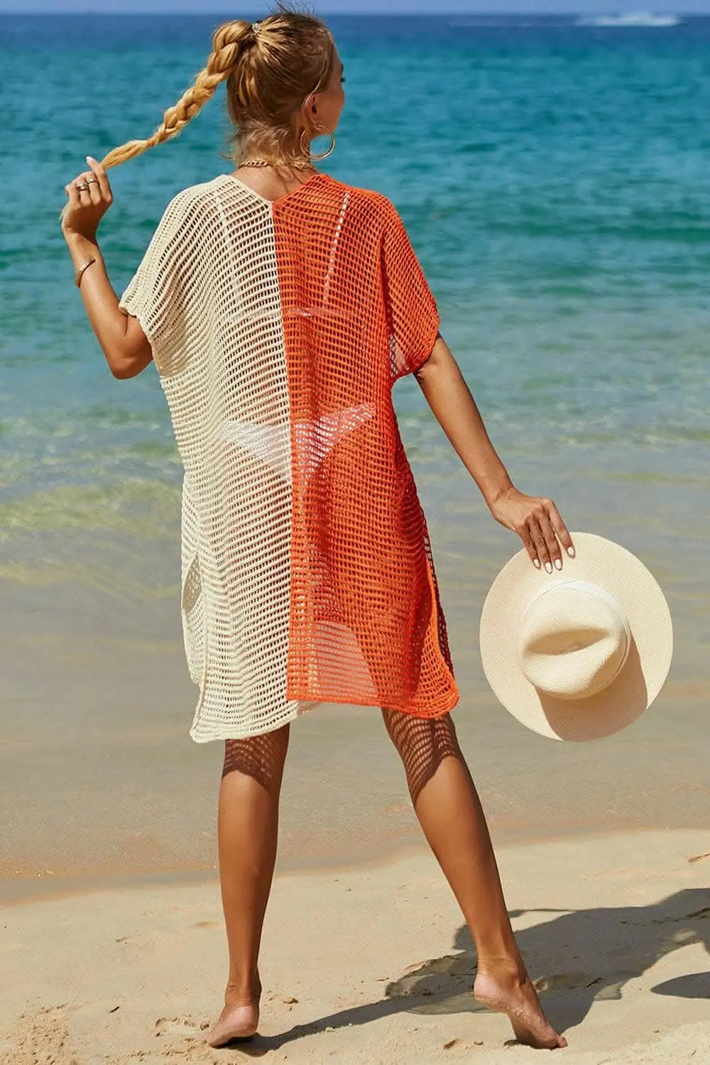 Chic openwork knit cover up - Love Salve
